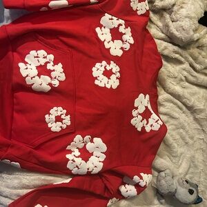 Denim Tears The Cotton Wreath Sweatshirt 'red'